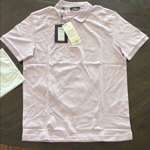 Elegant Polo Shirt in Light Pink